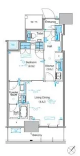 パークアクシス豊洲キャナル【7階】の間取り