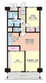 サンファミール西早稲田【8階】の間取り