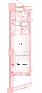 ガーラ・グランディ横濱関内【6階】の間取り
