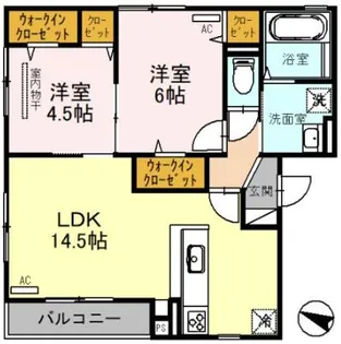アビリ上野芝【2階】の間取り