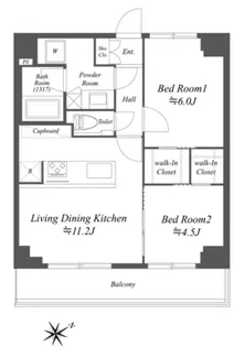 東京都港区白金台5【マンション】の間取り