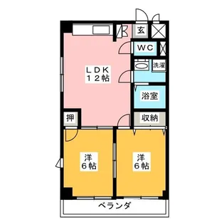 ファミーユASANO【3階】の間取り