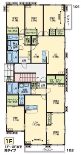 メゾン・ド・サムディ【3階】の間取り
