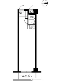 スカイコート市ヶ谷【3階】の間取り