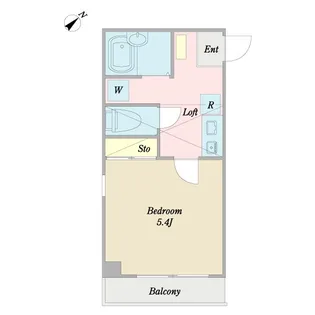 ベルメゾンK【2階】の間取り