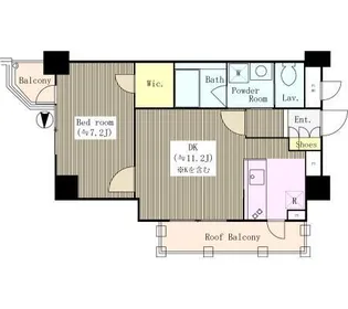 東京都葛飾区亀有1【マンション】の間取り