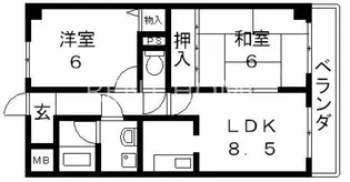 エスト・ヴェルジュ【4階】の間取り