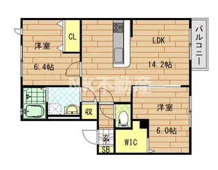 アルファ【2階】の間取り