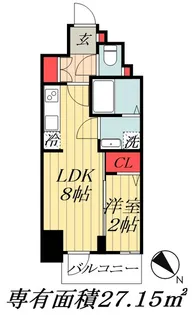 千葉県市川市新井3【マンション】の間取り