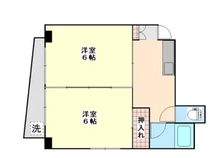 エントピア鴨池【4階】の間取り