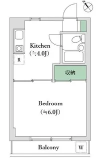 クレール・ヴェルジェ【2階】の間取り