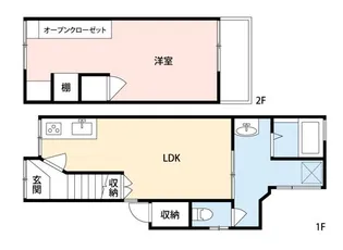 京都府京都市西京区桂稲荷山町【一戸建】の間取り