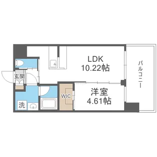 プレジオ阿波座【10階】の間取り