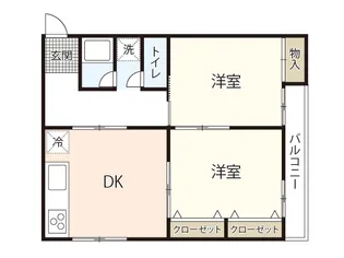 サンハイツ中野【2階】の間取り