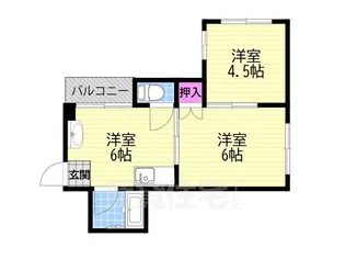 メゾンリヴィエール上野【5階】の間取り