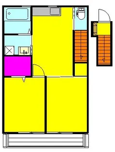 サンライフKUMAGAYA【2階】の間取り