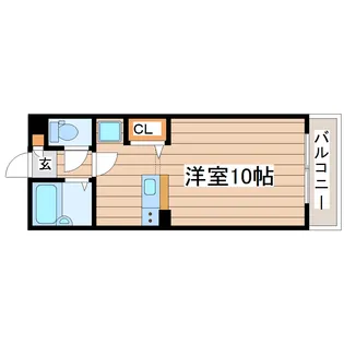 カーサグランデ5【1階】の間取り