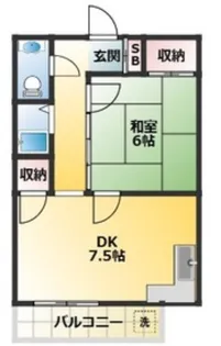 東京都墨田区吾妻橋2【マンション】の間取り