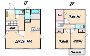 千葉県船橋市東中山2【一戸建】の間取り