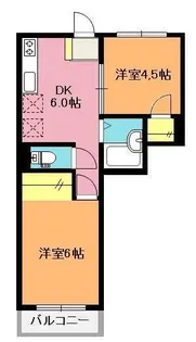 ドゥエル石川【2階】の間取り
