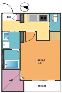 エム.エルフ【1階】の間取り