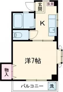 コーポ長嶋【3階】の間取り