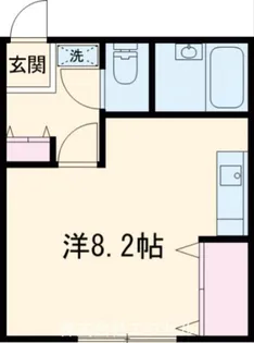 サンライズ西八【1階】の間取り
