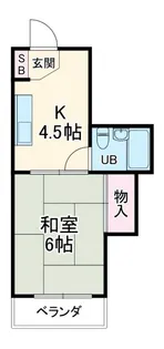 ハイツ小林【3階】の間取り