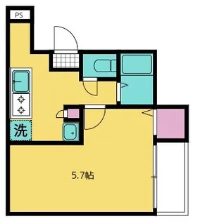 カーサ・アルモ【1階】の間取り