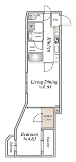 CLASSEUM飯田橋【3階】の間取り