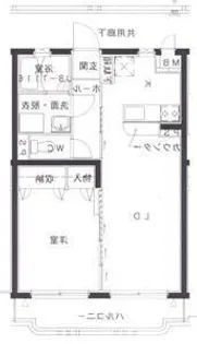 サンフォーラス【3階】の間取り