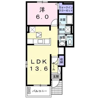 グローヴIII【1階】の間取り