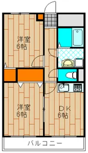 プラリヴィエール綱島【4階】の間取り