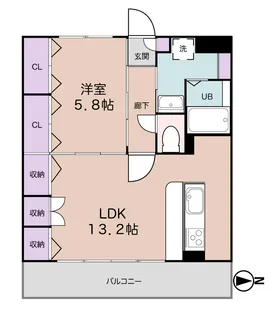 ロイヤル岩切VII【2階】の間取り