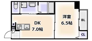 ディオコーポはりなかの【1階】の間取り