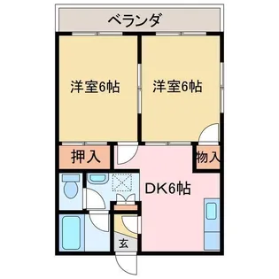 Luna et soleil【2階】の間取り