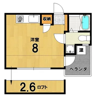 アオイハイツII【2階】の間取り