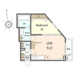 kirara nagamachi【3階】の間取り