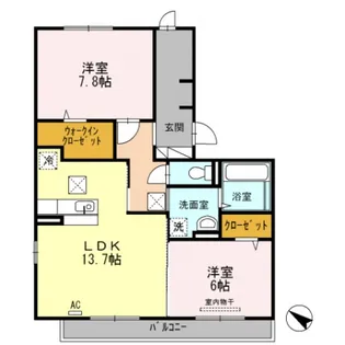エスペーロ【3階】の間取り