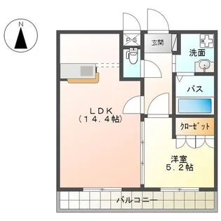 フォーマルハウト【2階】の間取り