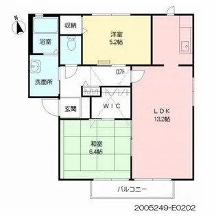 ベイサージュ豊岡【2階】の間取り