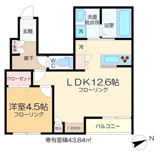 Lien Ys【2階】の間取り