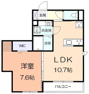 シコーテラス【2階】の間取り