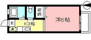 グランドール生田〈生田八丁目〉【1階】の間取り