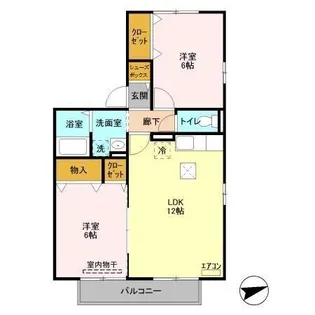 アバンダント妙典【1階】の間取り
