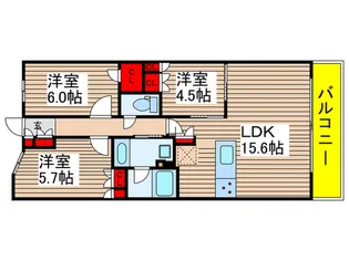 コンフォリア成増グリーンサイド【7階】の間取り
