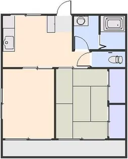 エクセール中川【2階】の間取り