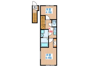 RS川内【2階】の間取り