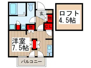 G-rooms差間【2階】の間取り