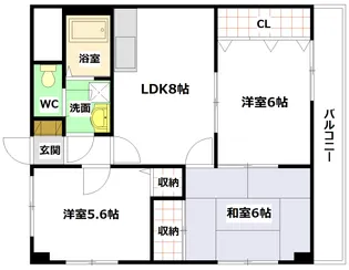 第8森本ビル【2階】の間取り